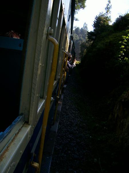 Side of Train while Riding