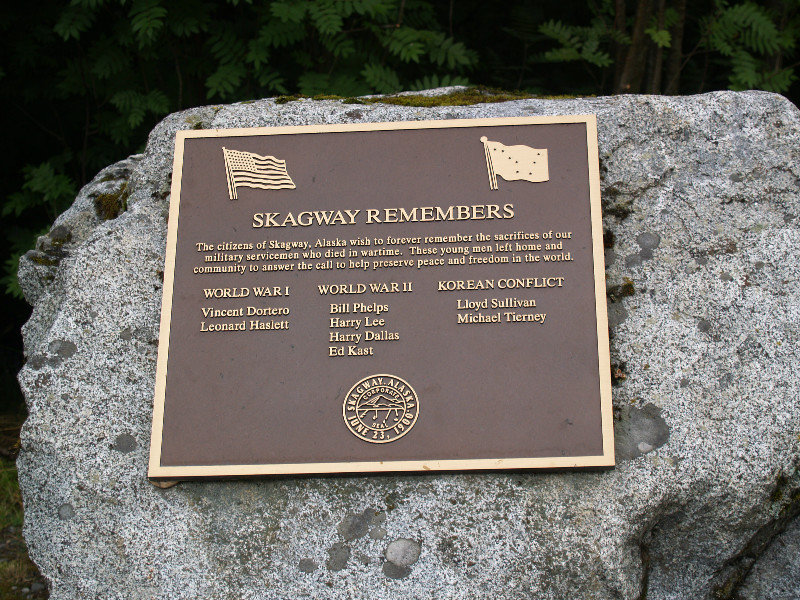 Alaska - Skagway appreciation marker