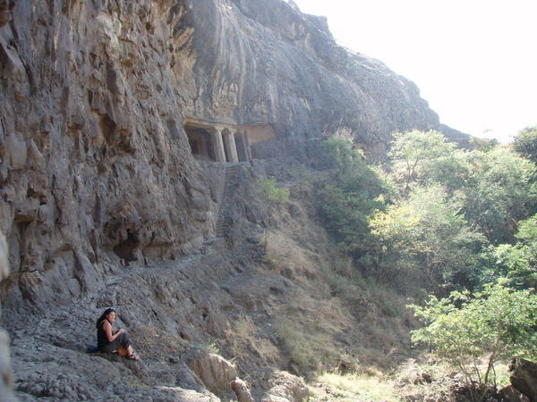Ade at Ellora Caves