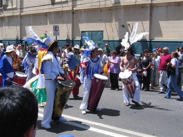 Street carnival in Valparaiso