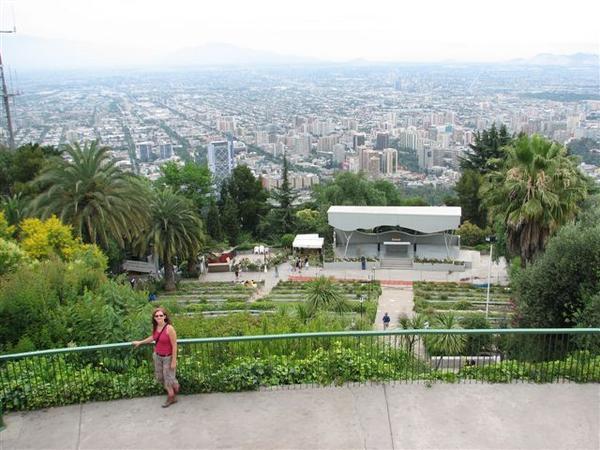 San Christobal views of Santiago