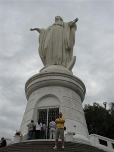 San Christobal statue of Holy Mary