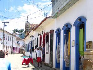 Paraty old town, colonial style