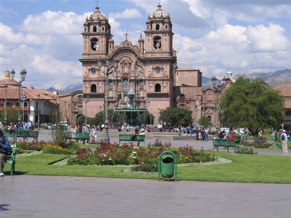The cathedral in Cuzco.