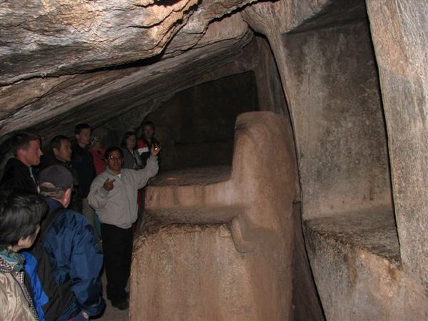The underground altar at Q'enko.