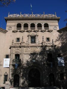 Old bank building in Mendoza.