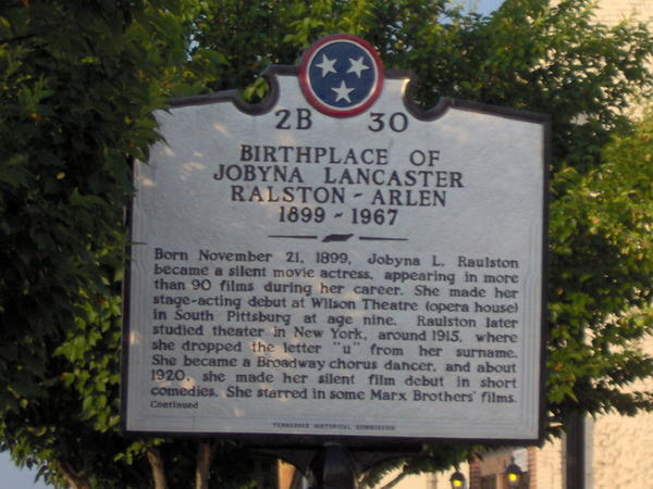 Historical Marker in South Pittsburg, TN