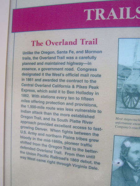 Overland Stage Line Road