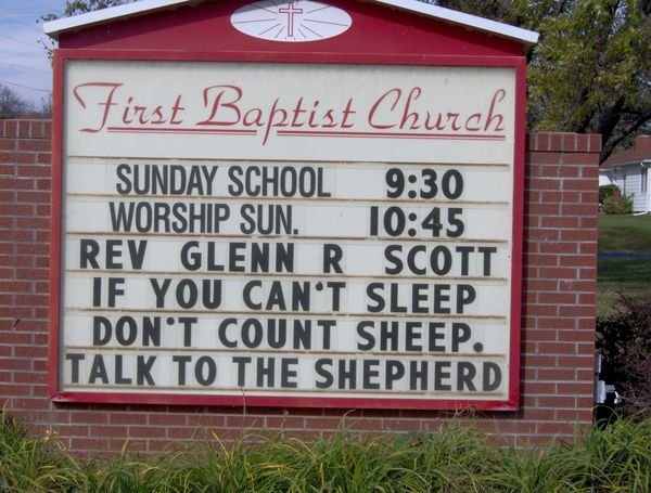 The other church sign