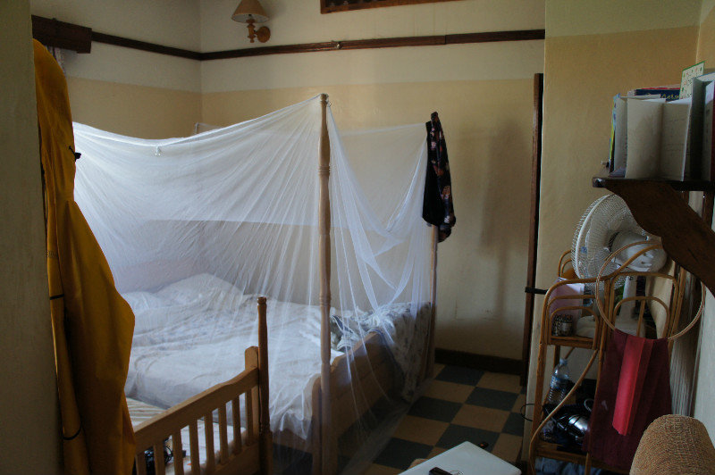 Our Bedroom, with Mozzie Net!