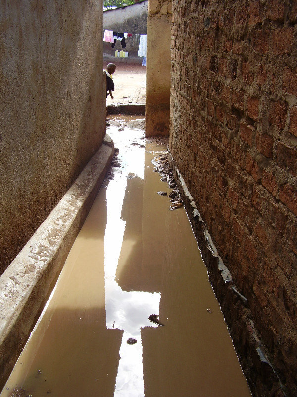 Flooding in the slums