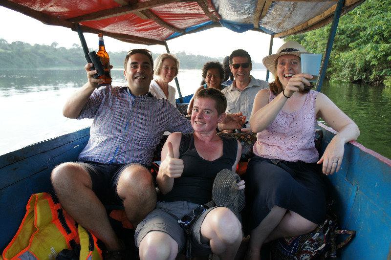 Boat Trip on the Nile - with the South Africans