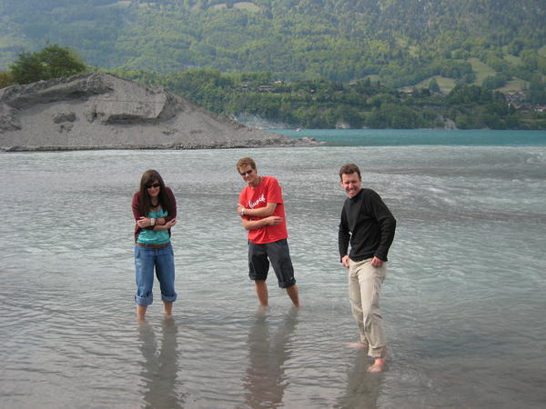 Portia, Patrick and Mark test the waters