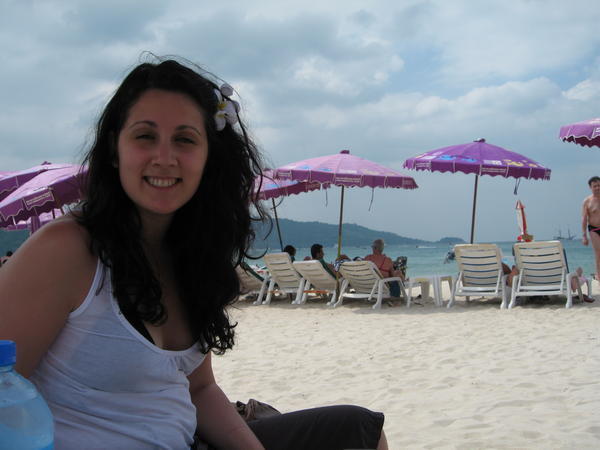 Franny on Patong Beach in Phuket