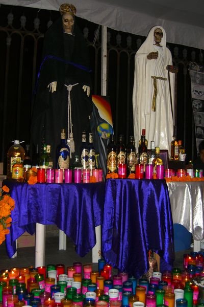 Shrine for Dia de Muertos