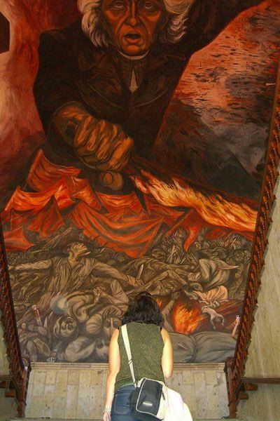 Orozco Mural of Hidalgo, Guadalajara