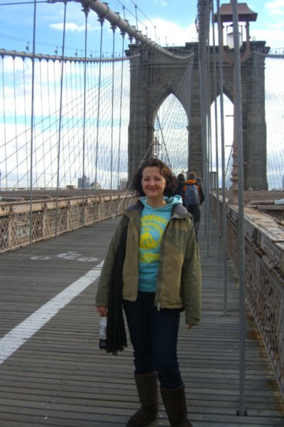 And me on Brooklyn Bridge too
