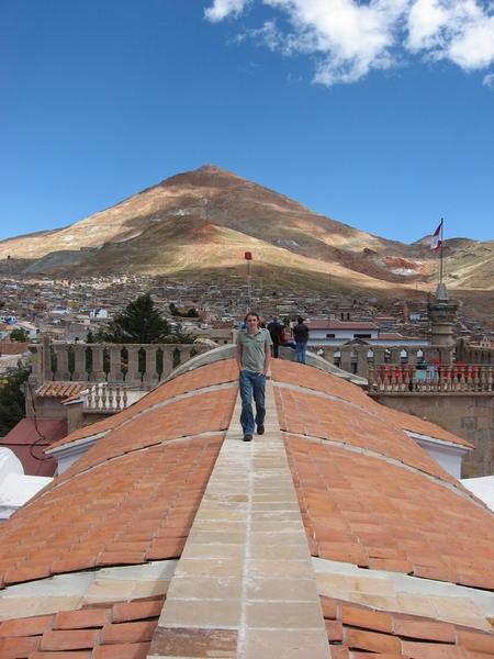 Walking on the roof!