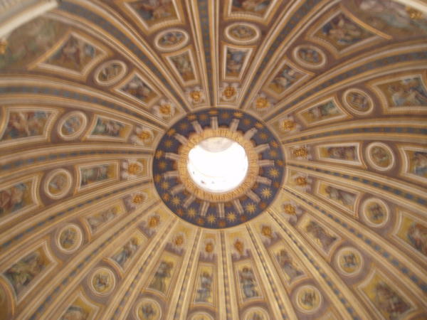 Ceiling of the St Peters Basilica