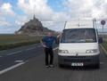 Slight detour, Maurice & the Big Rig in Mont St Michel