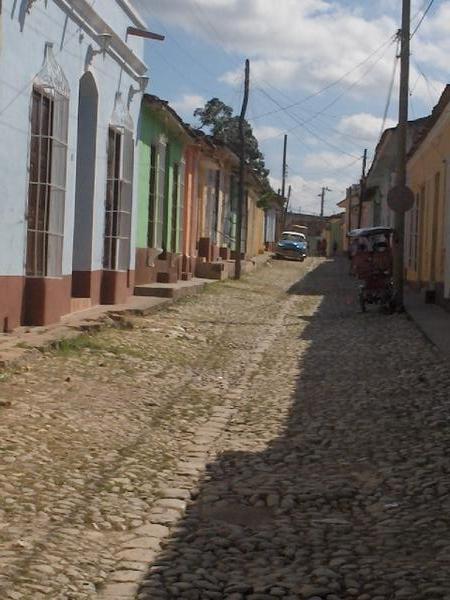 Typical cobbled laneway, Trinidad