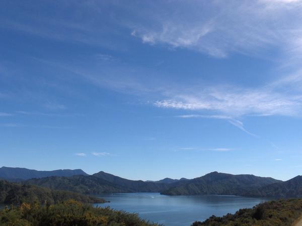 Scenery on our walk around the Queen Charlotte Sound