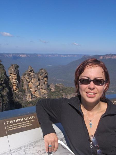 Siobhan & the 3 sisters, Blue Mountains, NSW