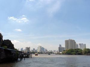 Bangkok views from a rivertaxi