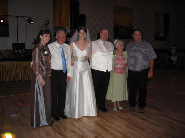 Bride and Groom and parents
