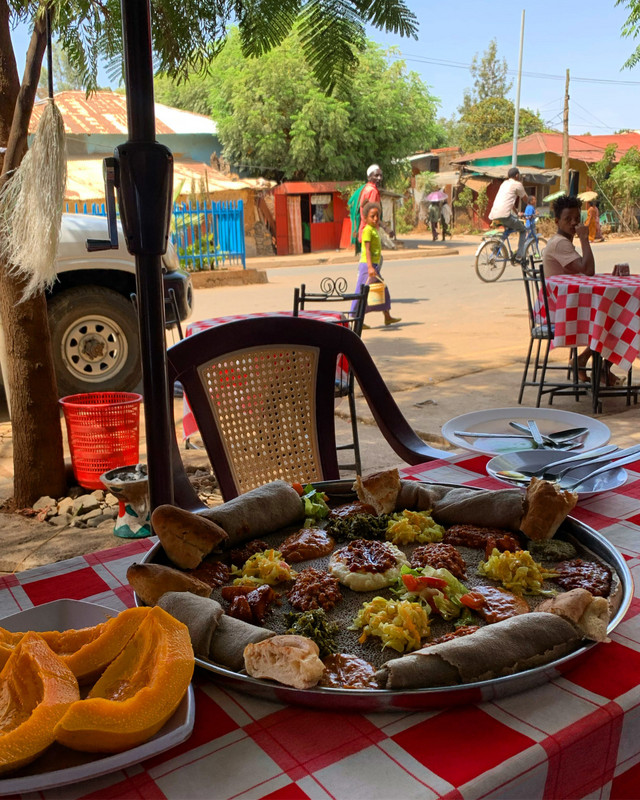 Ethiopian lunch