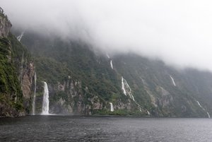 Waterfalls of Milford Sound
