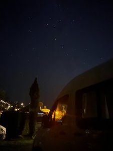 The Southern Cross over our campervan