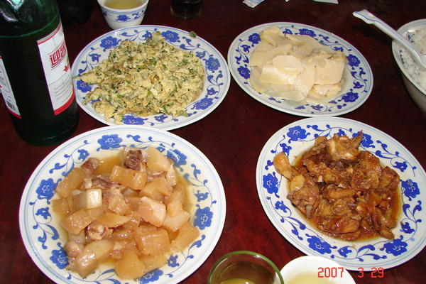 Traditional Anhui lunch