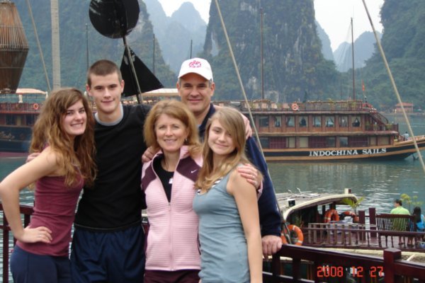 The Schroeder's at Halong Bay