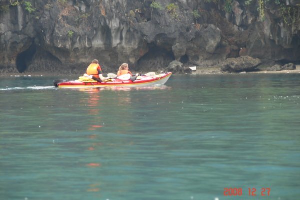 Island kayaking