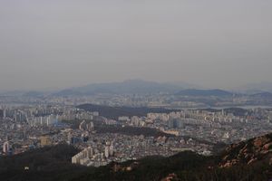 Seoul from the mountain