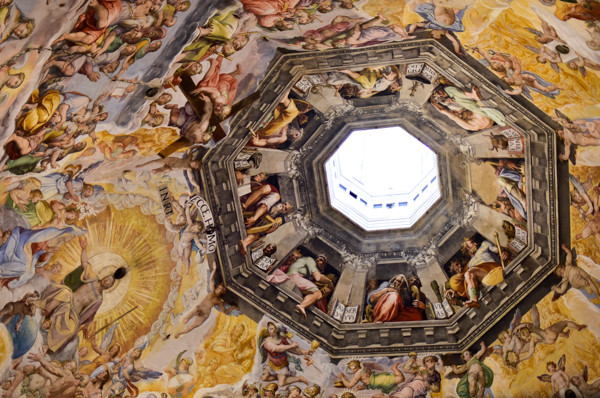 Fresco ceiling of the Duomo - 1500's