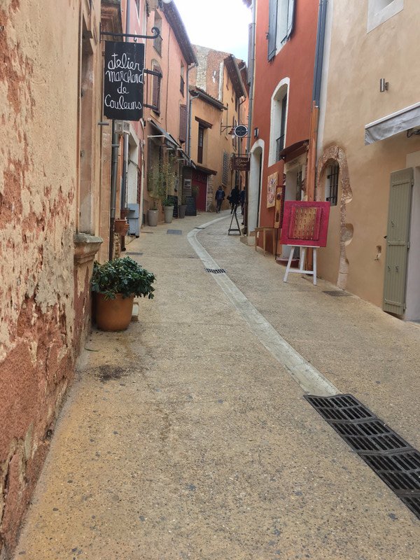 Roussillon village street