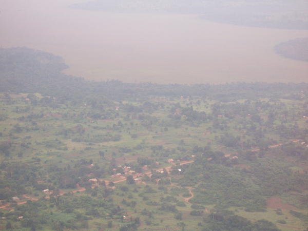 The outer edge of Lake Victoria
