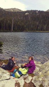 LUNCH AT LAKE MCALLISTER
