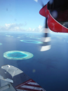 Maldives from the air