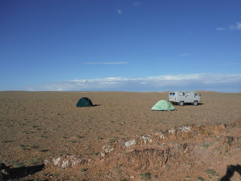 Camping in the wide open spaces