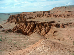 Byanzag or the Flaming Cliffs