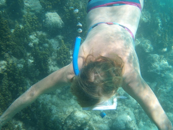 me snorkelling