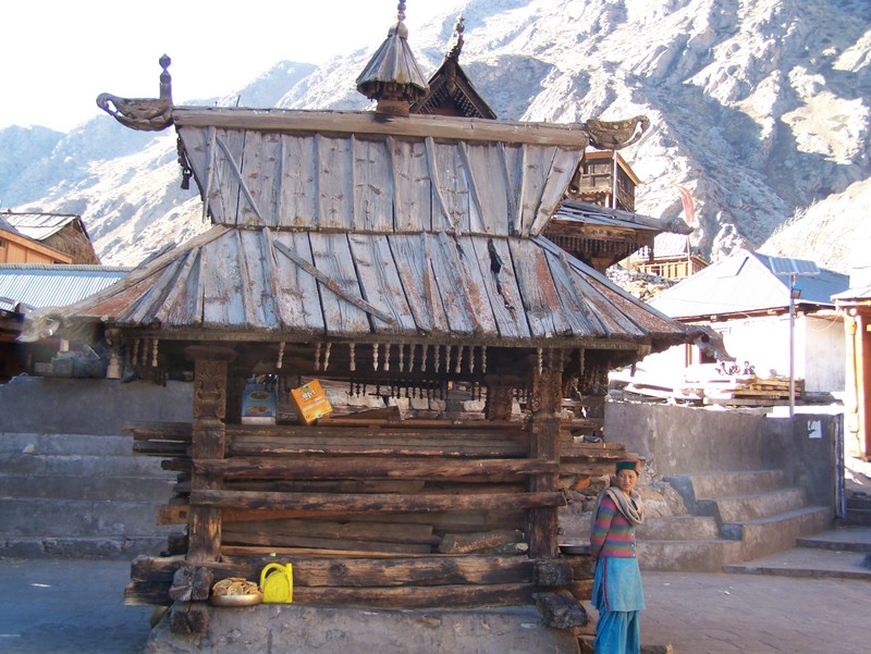 7. A shrine at Chhitkul