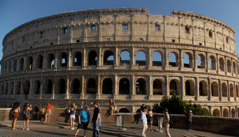 4: Colosseum from close quarters 