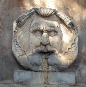 1: Fountain with Bocca dell Verita image