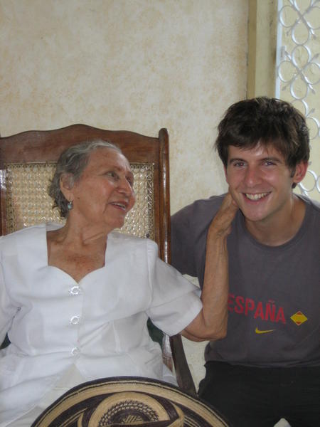 With Rochy's grandma