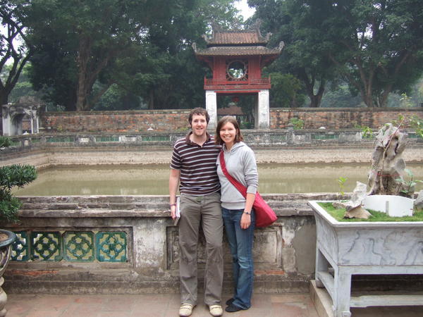 The Deanes head to the Temple of Literature, Hanoi where only wise scholars and tourists are admitted