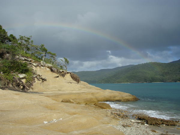 A little rainbow at Hill inlet